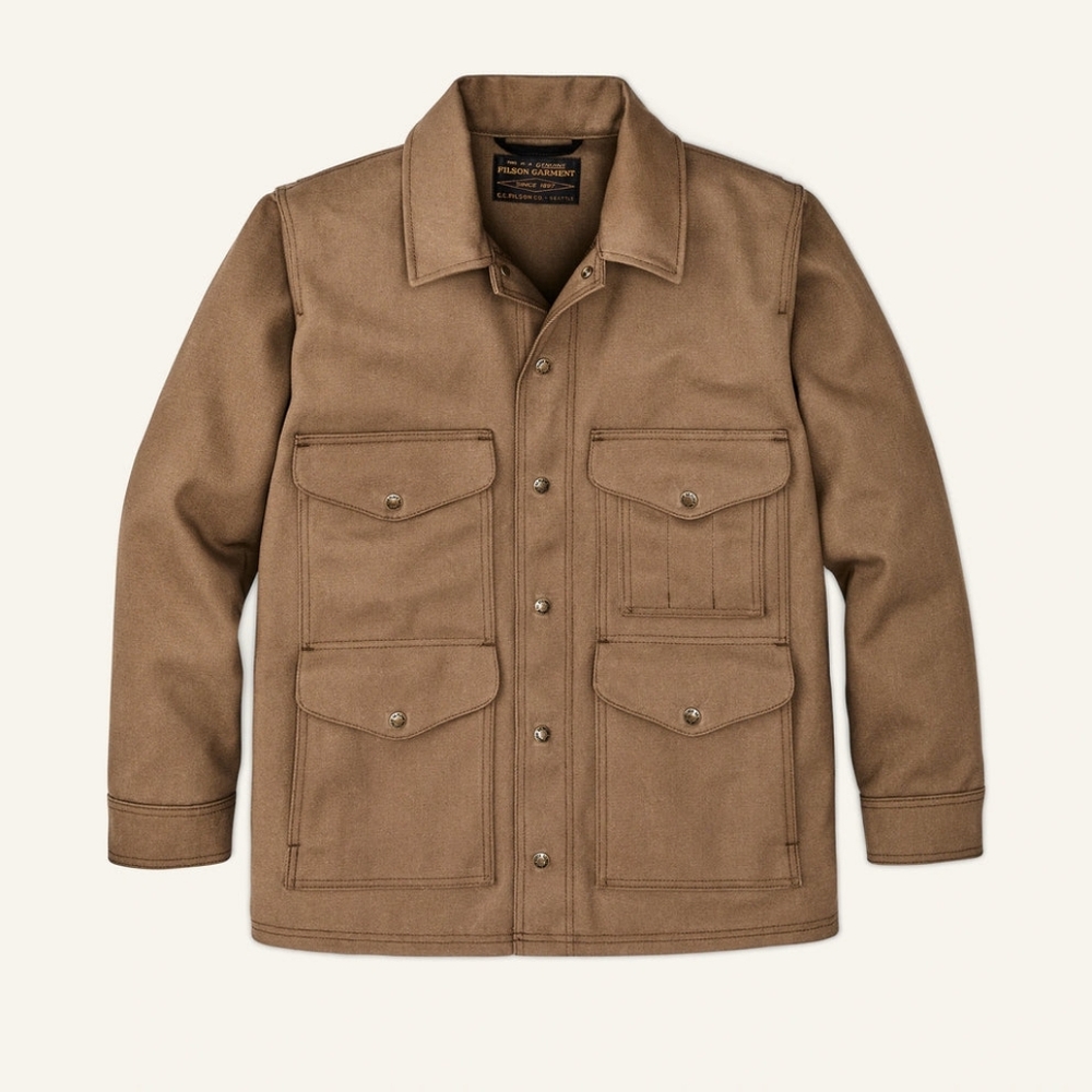 SPECIAL EDITION Filson Rugged Twill Cruiser Jacket - Medium - Sepia - NWOT